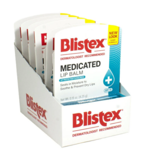 Blistex Medicated Lip Balm 0.15oz 12ct